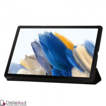 Smart soft dirbtinės odos dėklas - juodas (Lenovo tab m10 plus 10.6 (3rd gen) (TB128XU-ZAAJ0145PL-ZAAN0113SE)